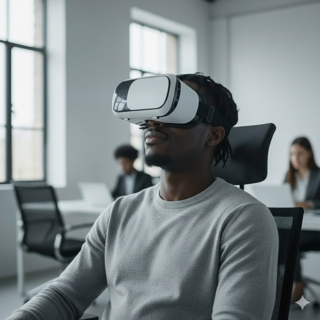 Immersive learning in a real-world training context